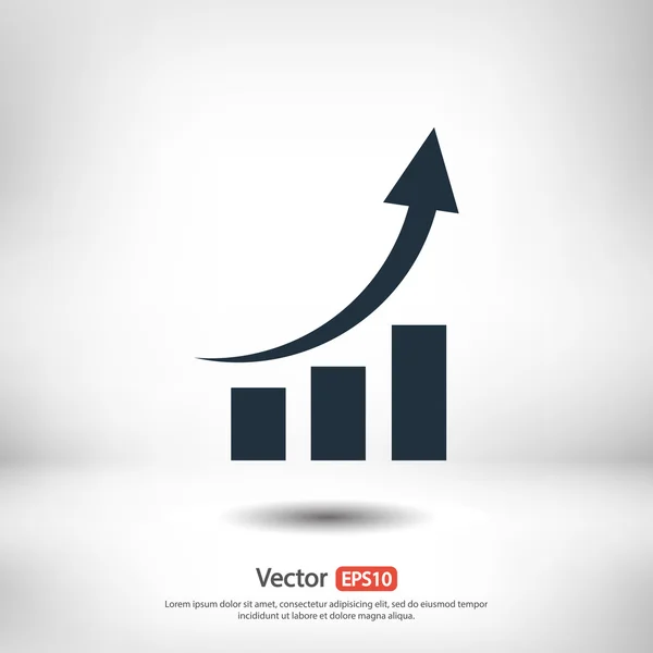 Infographic, chart  icon — Stock Vector