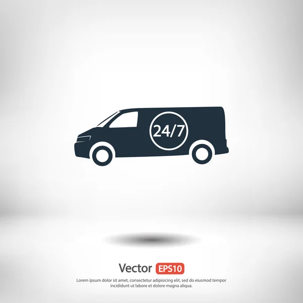 CARGO ICON. Service de livraison — Image vectorielle