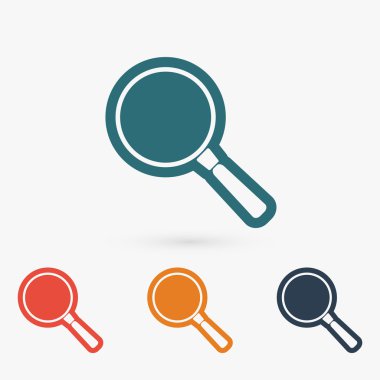 Arama düz tasarım simgesi