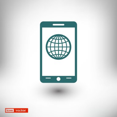 Mobil akıllı telefon simgesi