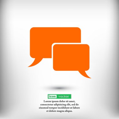 konuşma balonları simgesi