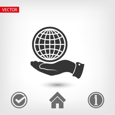 Küre simgesi tasarım