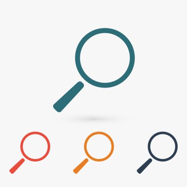 Arama düz tasarım simgesi