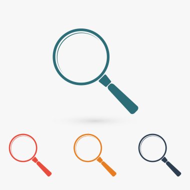 Arama düz tasarım simgesi