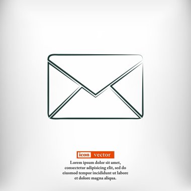 zarf e- posta simgesi