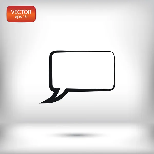 Icono de burbuja de habla — Vector de stock