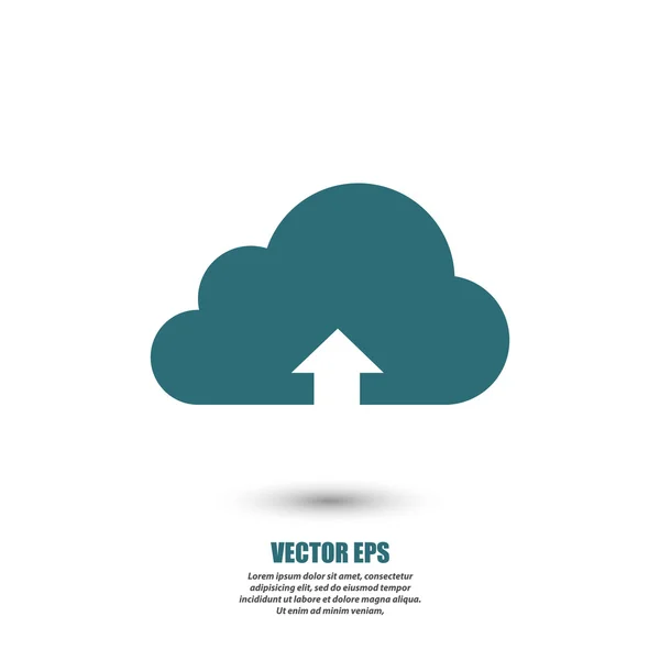 Cloud Computing icône de téléchargement — Image vectorielle