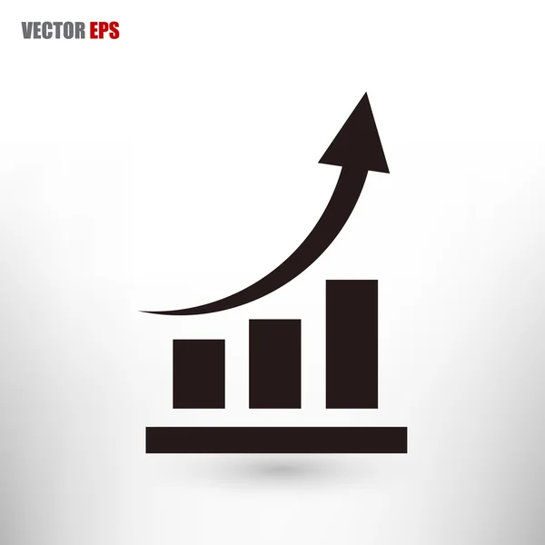 Infográfico, ícone gráfico — Vetor de Stock