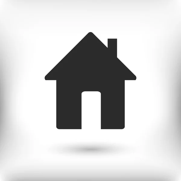 House flat design icon — Stock Vector