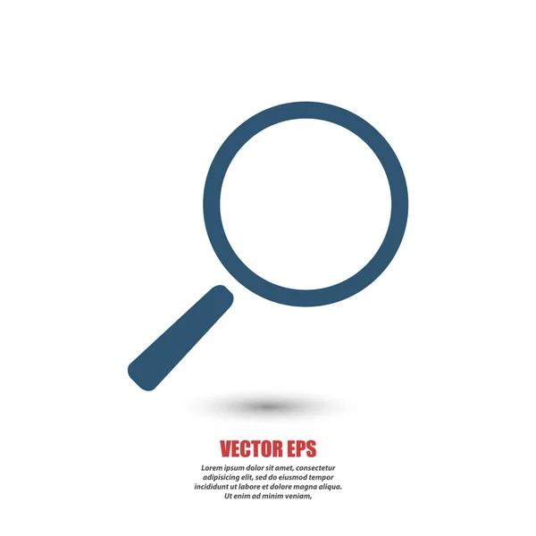 Plochý design ikony hledání — Stockový vektor