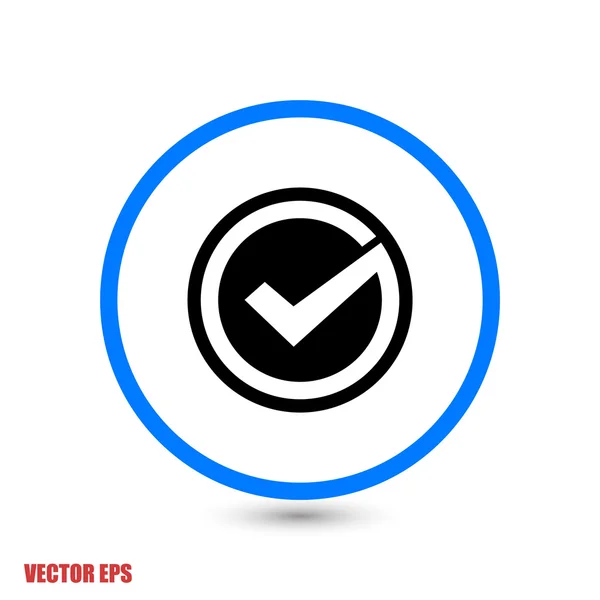 Tick icon illustration. — Stock Vector