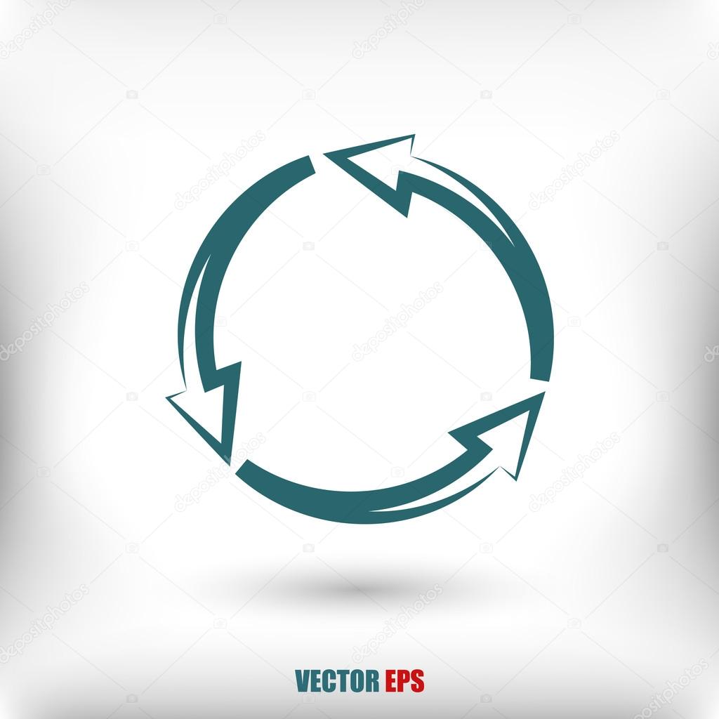 Circular arrows icon