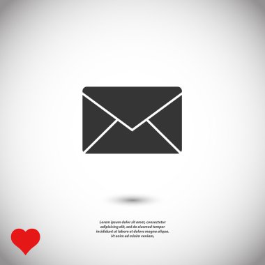 zarf e- posta simgesi