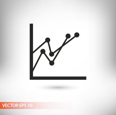 Infographic, grafik simgesi