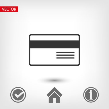 banka kredi kartı simgesi