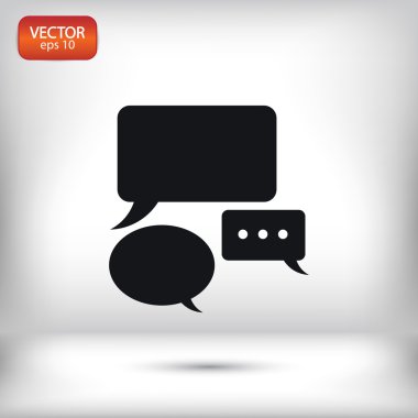 konuşma balonları simgesi