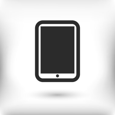Modern dijital tablet pc simgesi