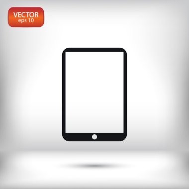 Modern dijital tablet pc simgesi