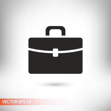 Evrak Çantası'nı düz tasarım simgesi