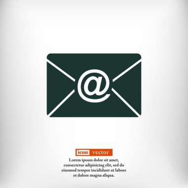 zarf e- posta simgesi