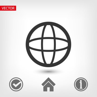 Küre simgesi tasarım