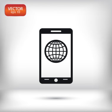 Mobil akıllı telefon simgesi