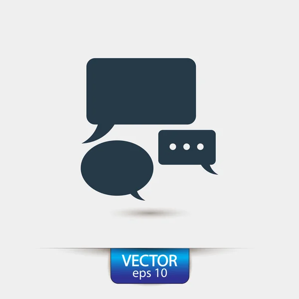 Speech bubbles icon — Stock Vector