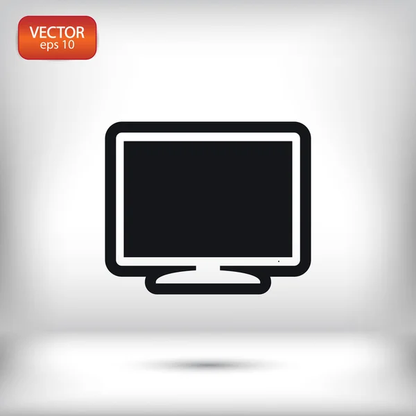 Monitor icon illustration. — Stock Vector