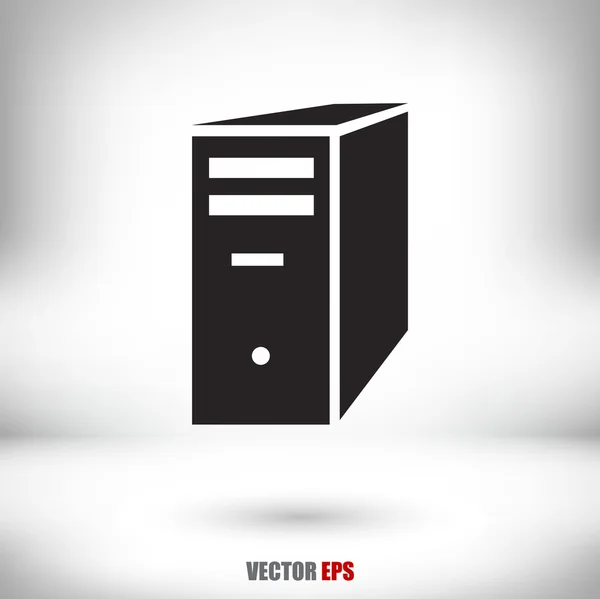 Icono del servidor informático — Vector de stock