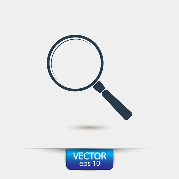 Search flat design icon — Stock Vector