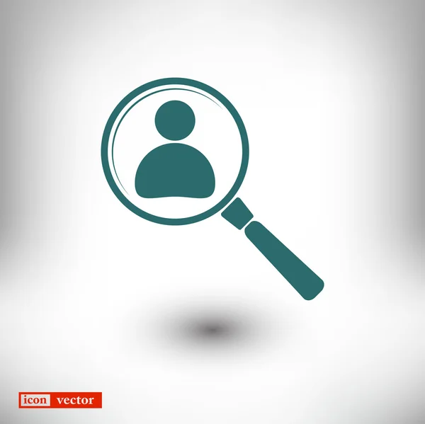 Looking For Employee Search icon — Stock Vector