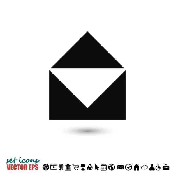 Icône design plat Mail — Image vectorielle