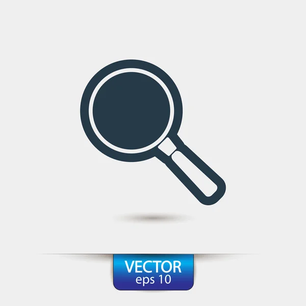 Search flat design icon — Stock Vector