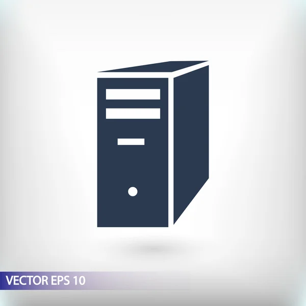 Icono del servidor informático — Archivo Imágenes Vectoriales