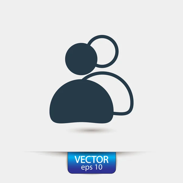Business man icon — Stock Vector