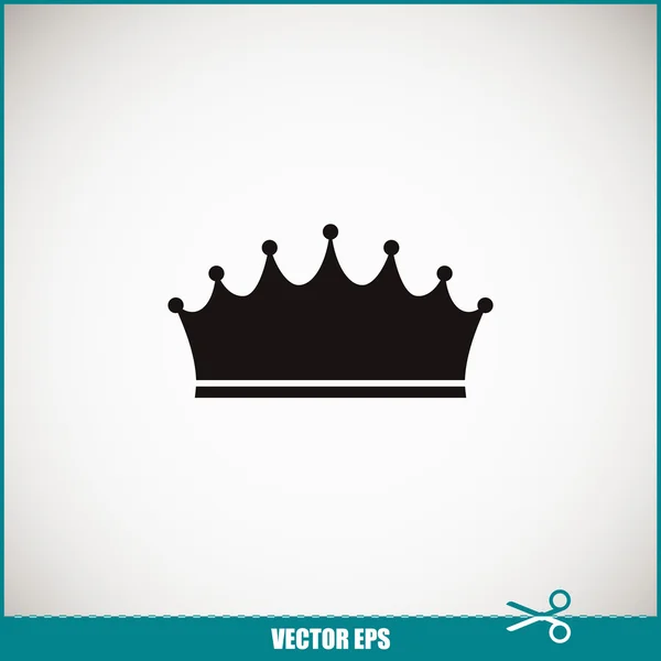 Crown  icon, Flat design style — Stock Vector