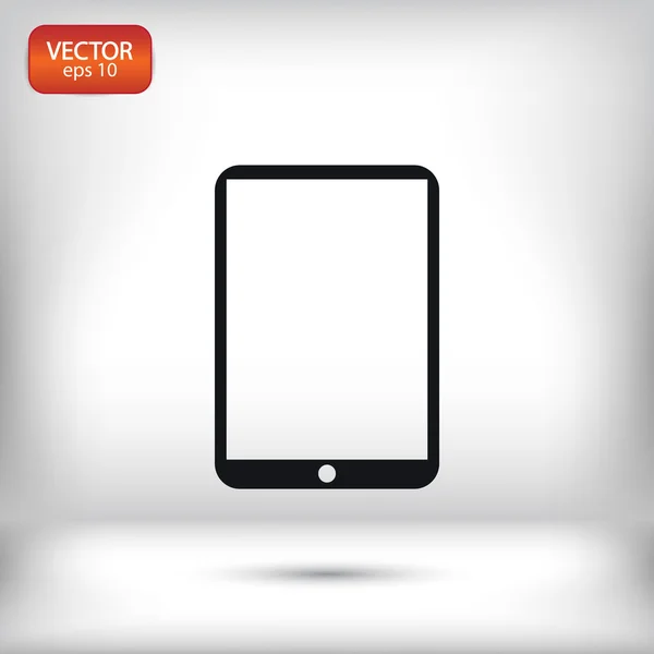 Pictogram van moderne digitale tablet pc — Stockvector