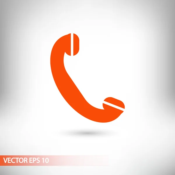 Phone flat design icon — Stock Vector