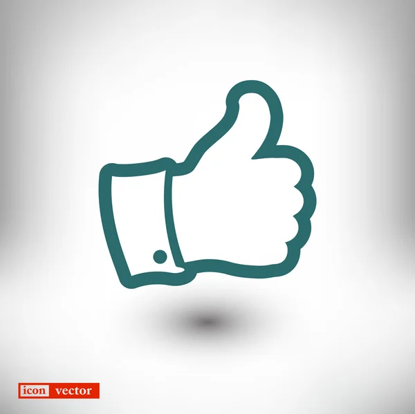 LIKE thumb up icon — Stock Vector