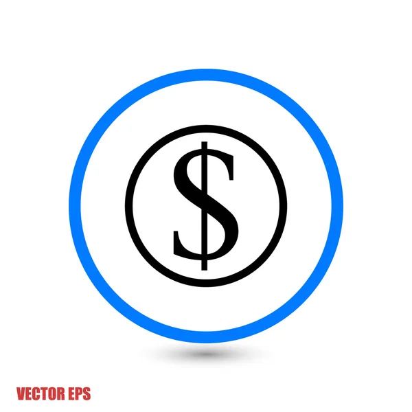 Icono de dinero ilustración . — Vector de stock