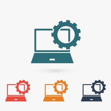 parametreler ayarlanıyor, dizüstü simgesi