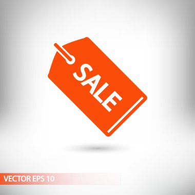 Satılık etiketi simgesi