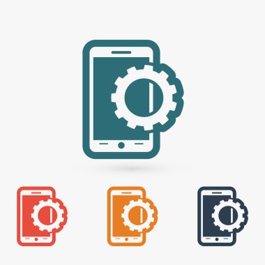 Mobil akıllı telefon simgesi