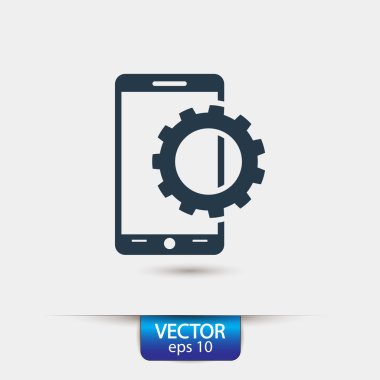 Mobil akıllı telefon simgesi