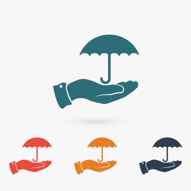 El simgesi olan şemsiye