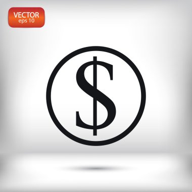 para simgesi illüstrasyon.