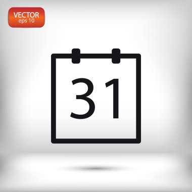 Takvim simgesi tasarım