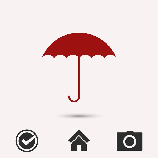 Umbrella icon illustration — Stock Vector