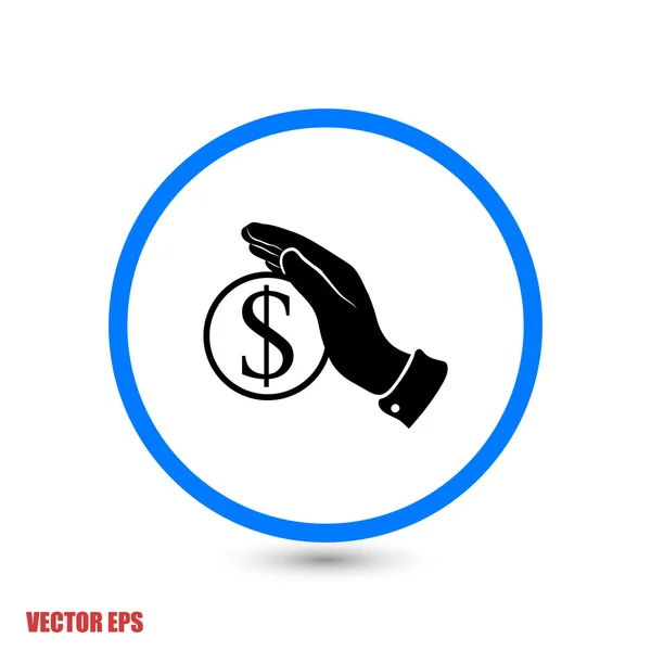 Ahorrar dinero icono — Vector de stock