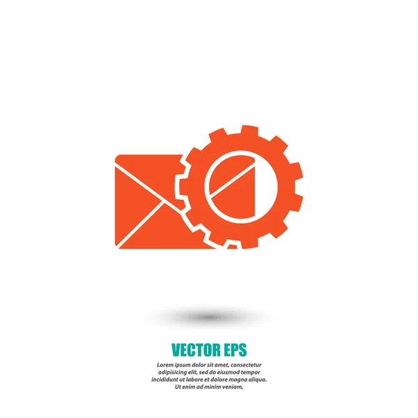 Sobre icono de correo — Vector de stock